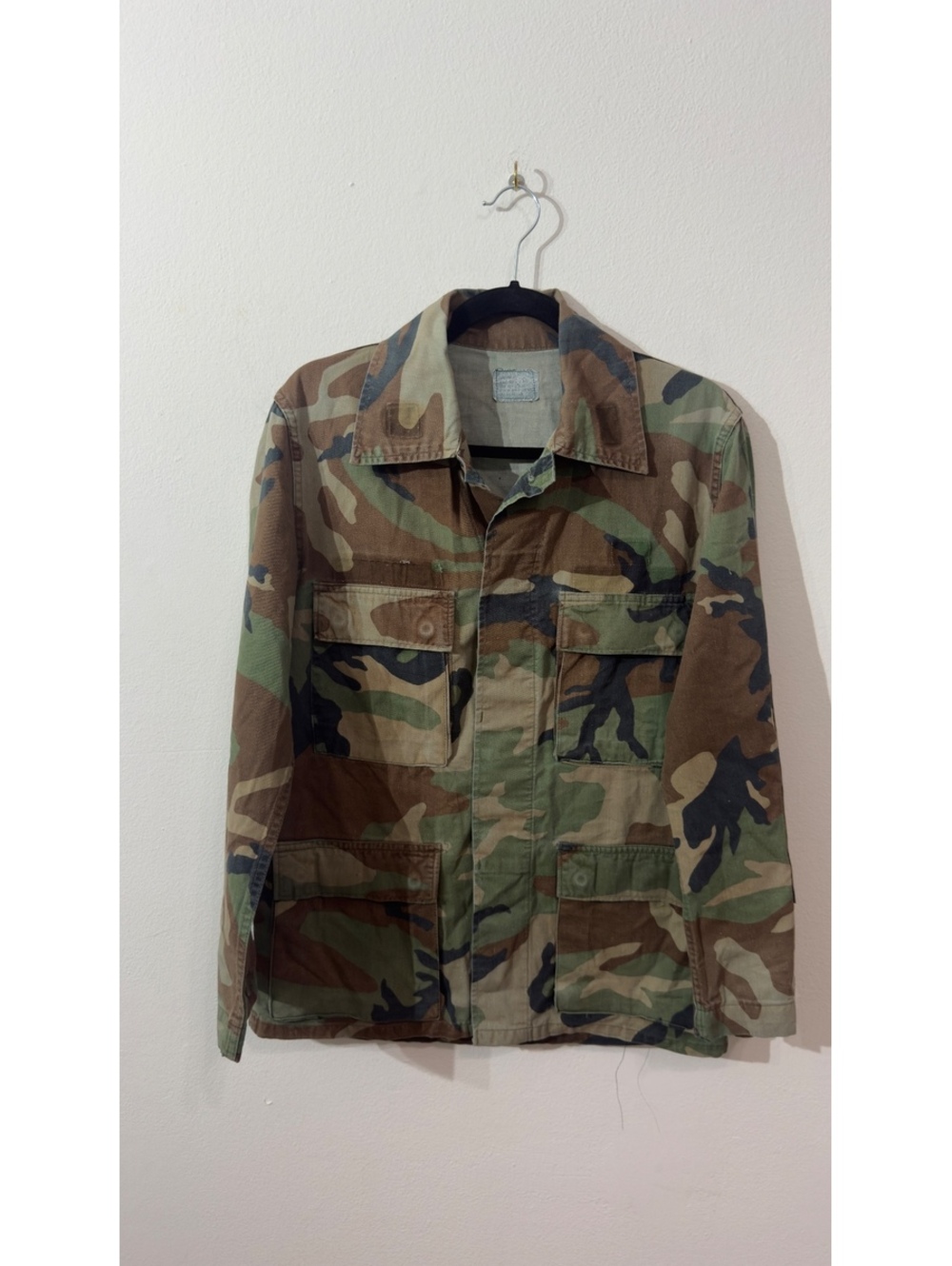 Vintage US Navy Woodland Camo Jacket